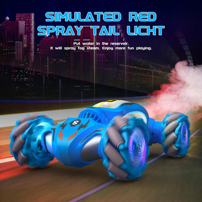🎁Great gift & Big sale🔥Gesture Sensing RC Stunt Car With Light & Music